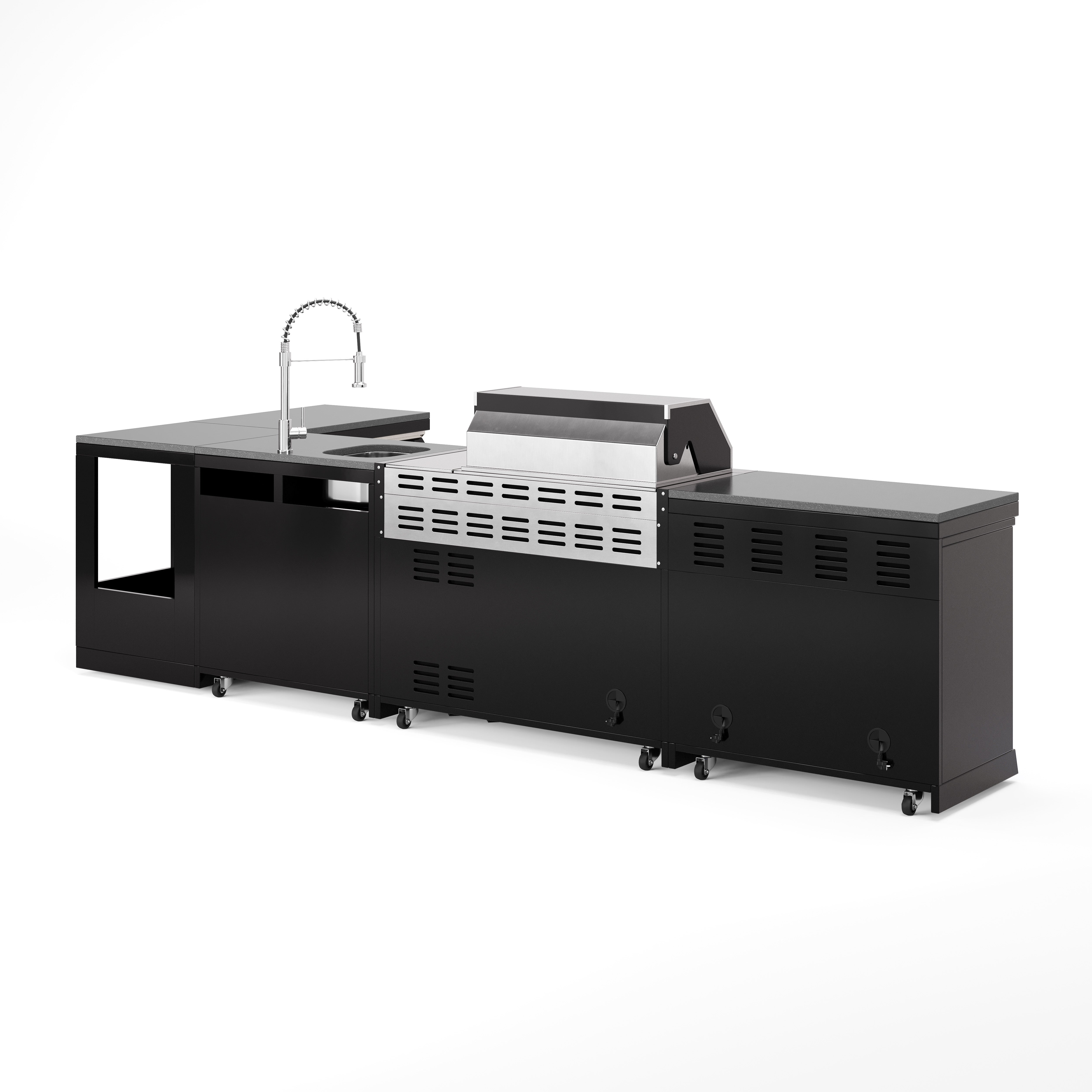 BB-XL1 Outdoorküche | Gasgrill | Cool-Duo | Clean | Prep | Corner