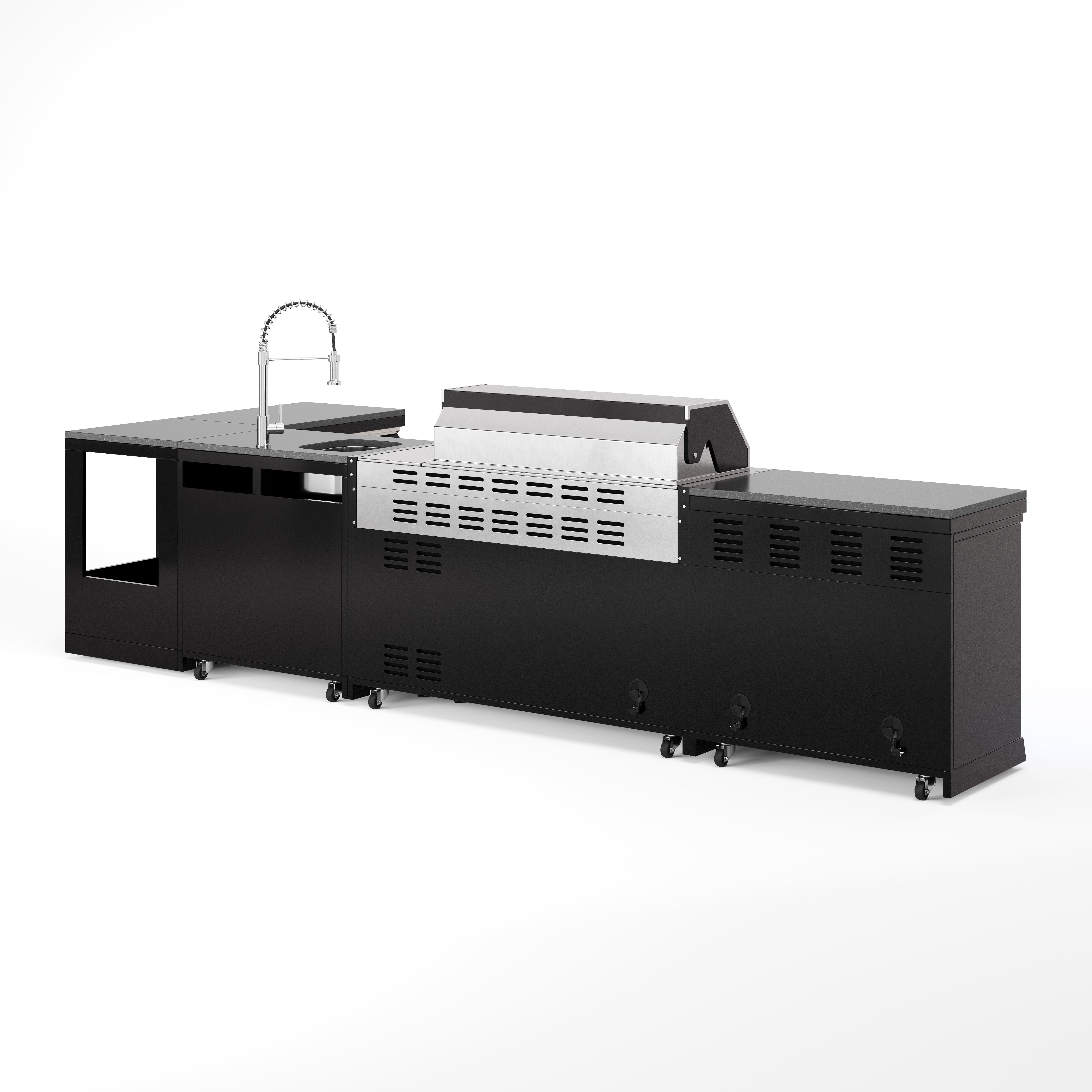 BB-XL1 Outdoorküche | Gasgrill | Cool-Duo | Clean | Prep | Corner