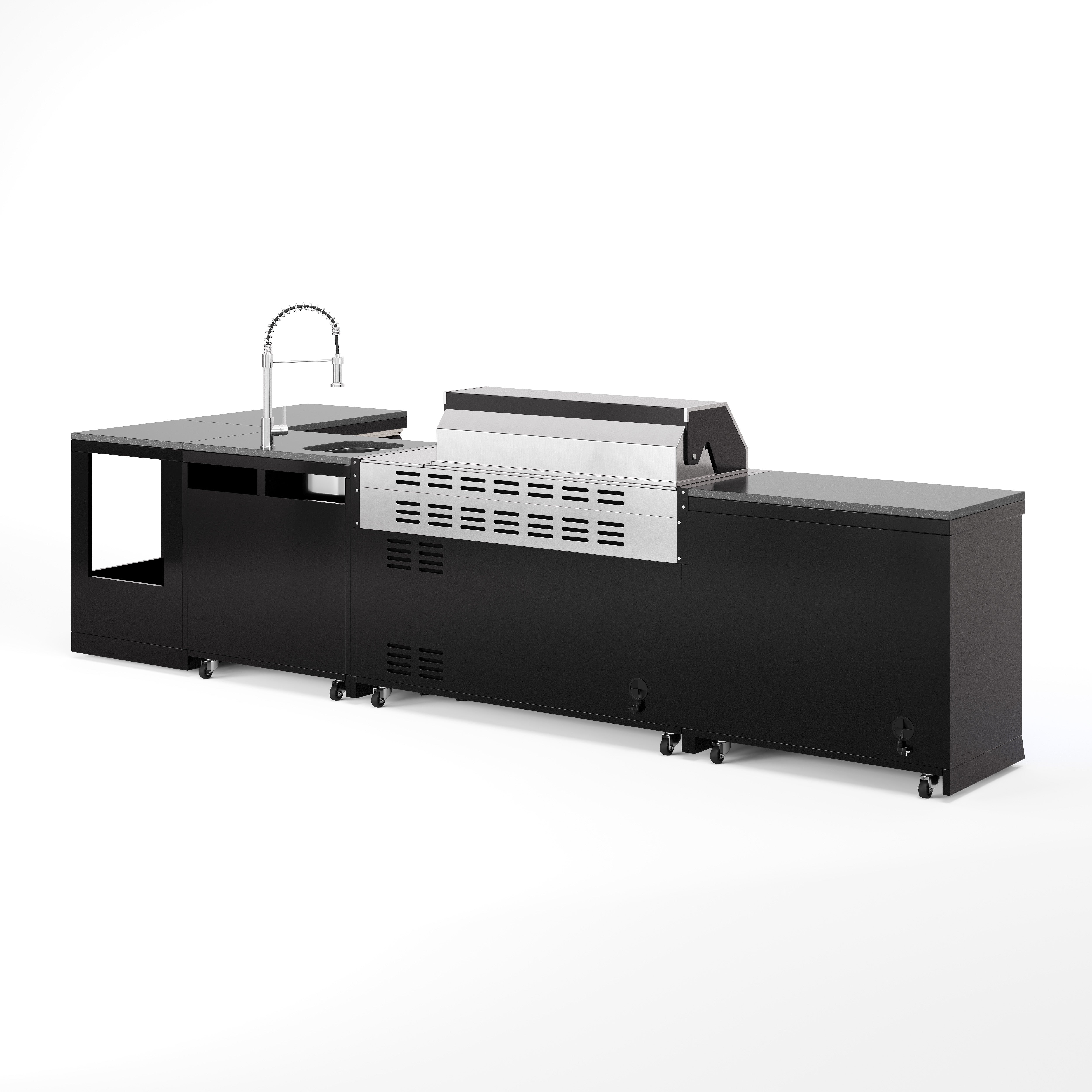 BB-XL2 Outdoorküche | Gasgrill | Cool | Clean | Prep | Corner