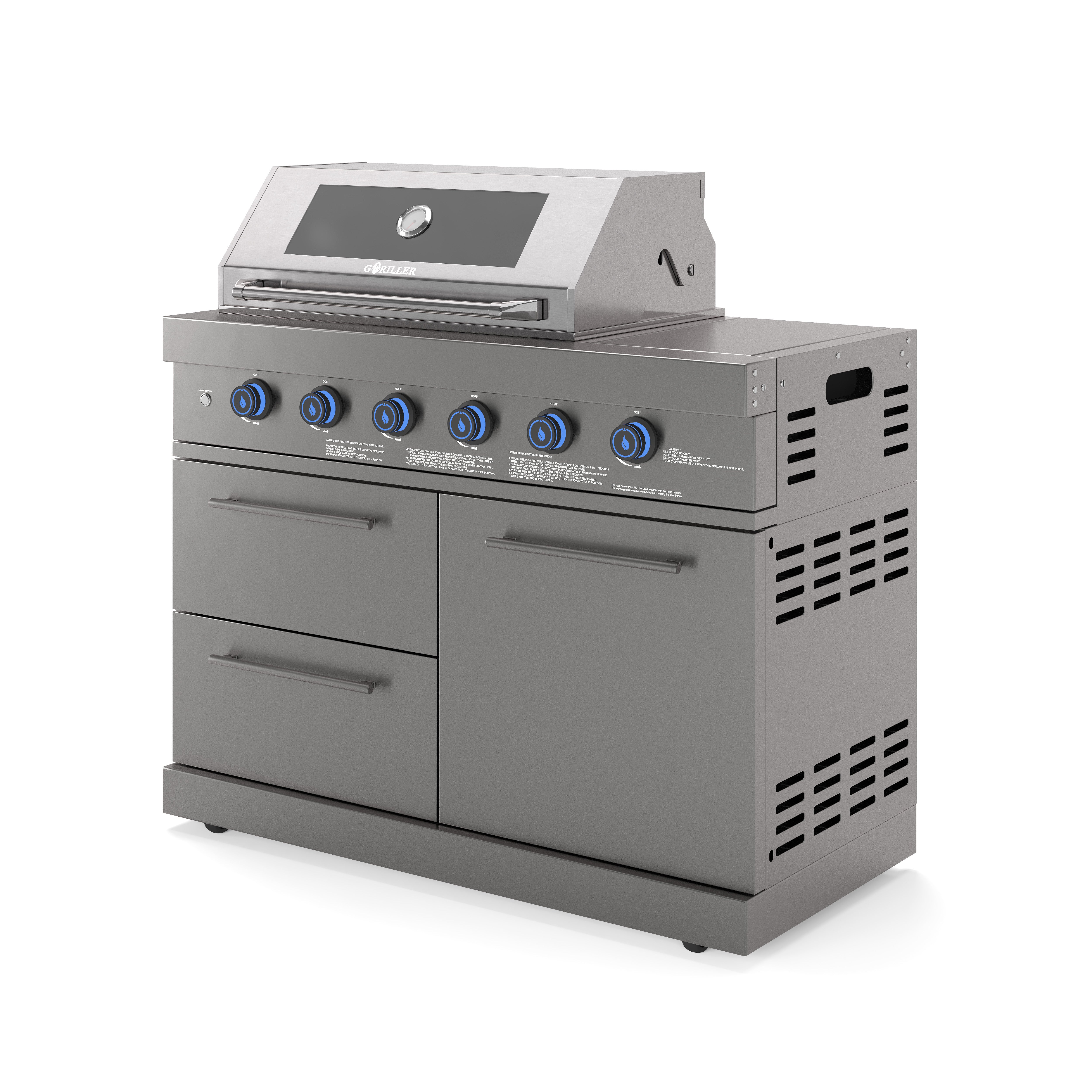 EMPIRE Gasgrill 6-Brenner