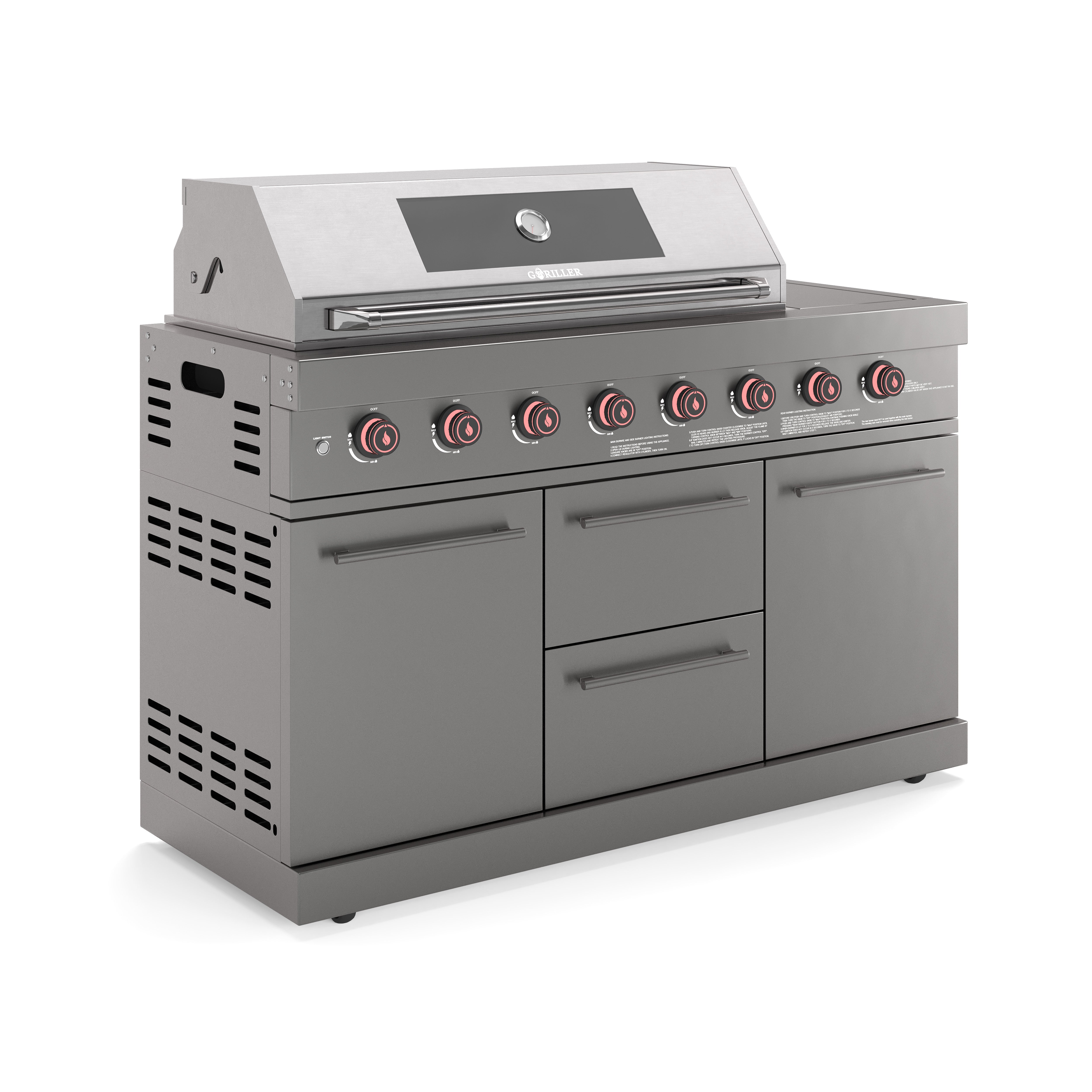 EMPIRE Gasgrill 8-Brenner