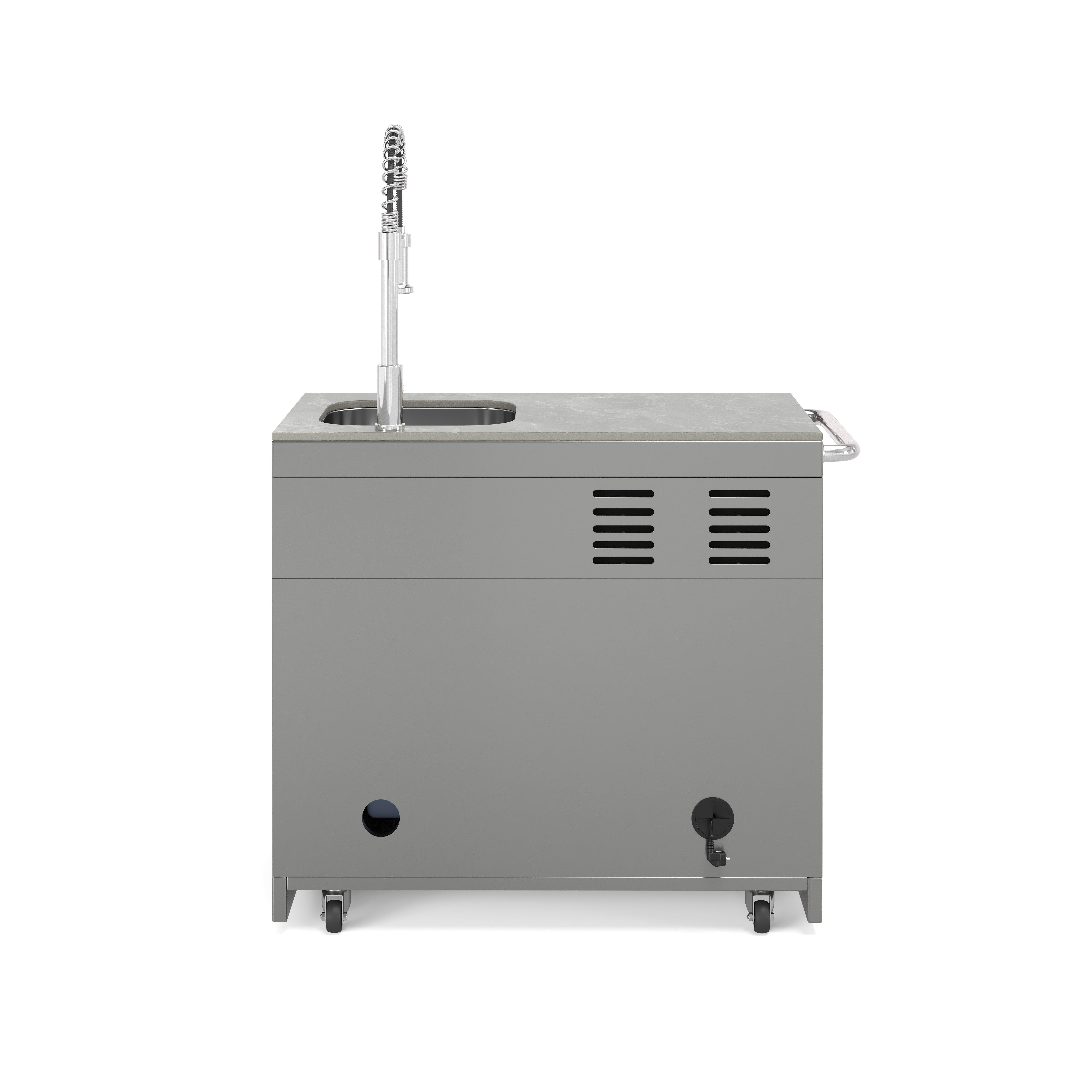 EMPIRE COOL-CLEAN Kühlschrank-Spülbecken Grau