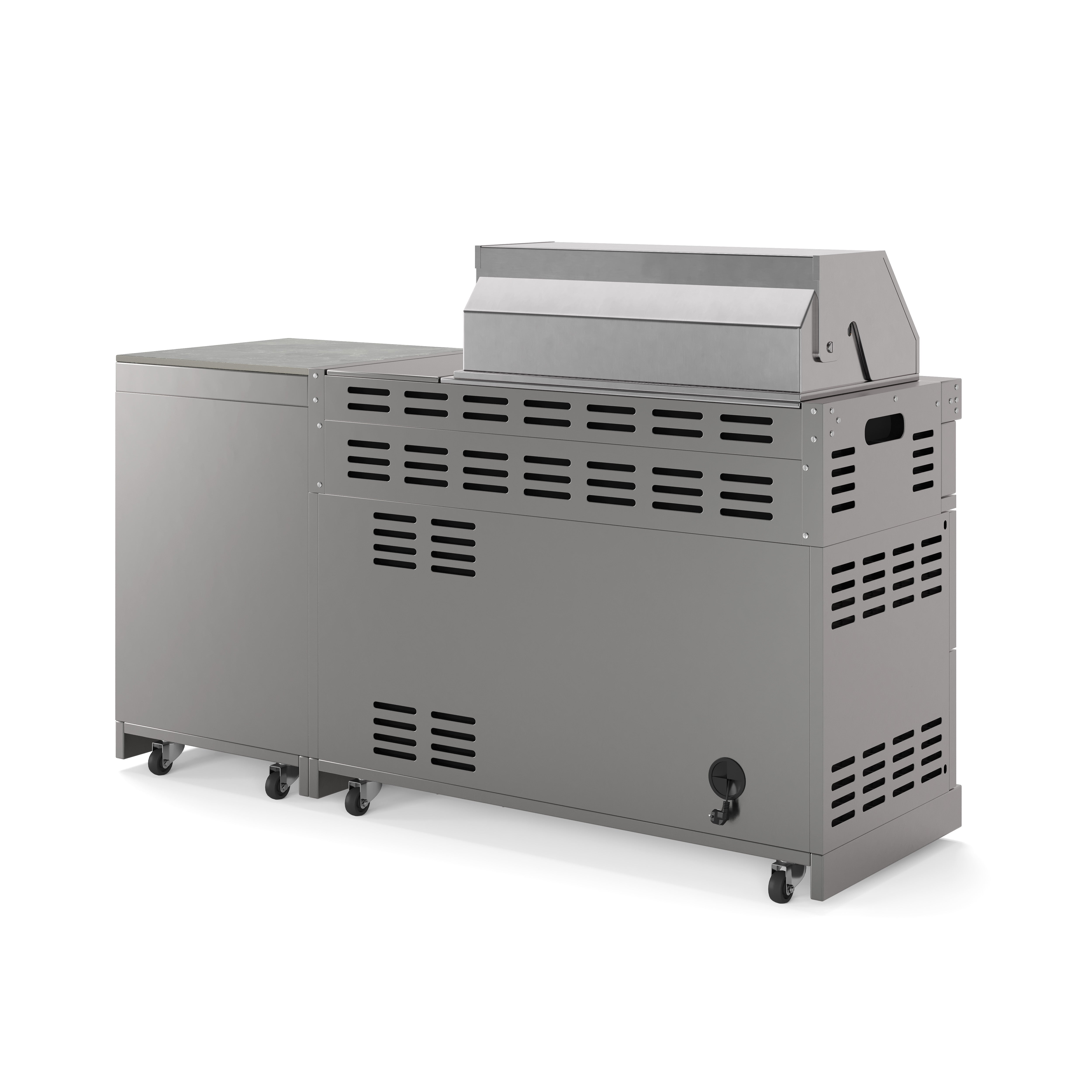 EMPIRE S2 Outdoorküche | Gasgrill | Prep Grau