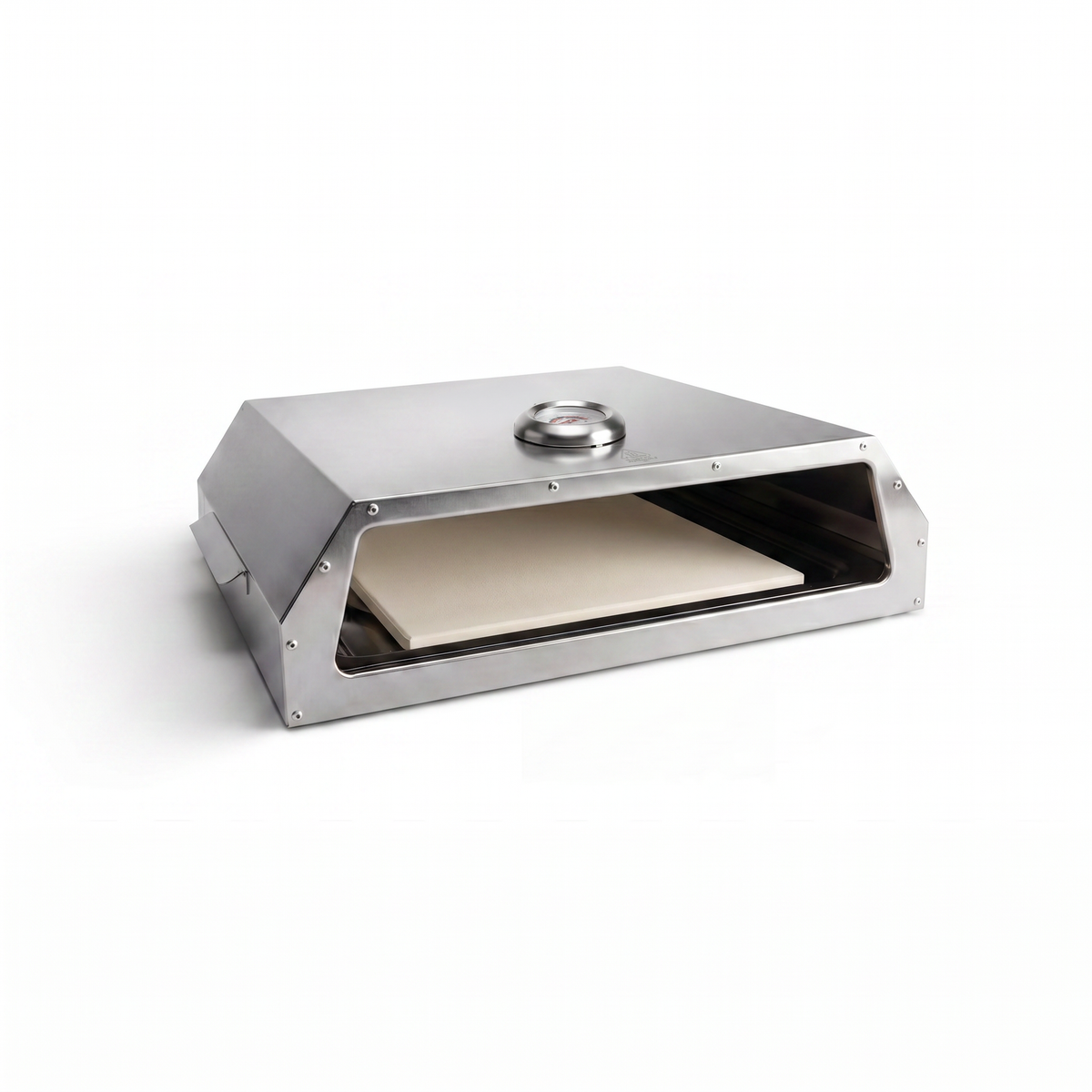 Scatola per grill per pizza in acciaio inossidabile per griglie a gas
