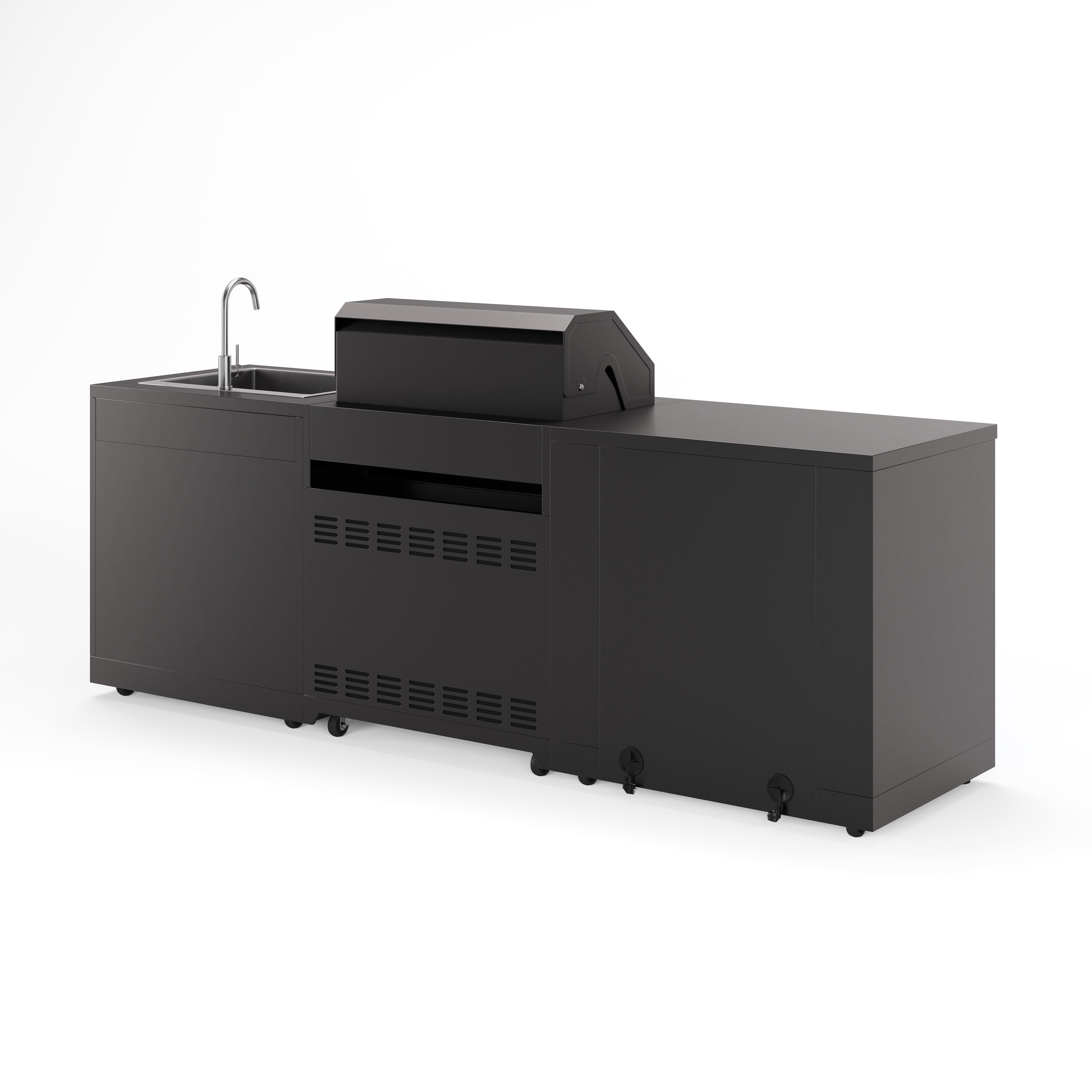 JUNGLE M1 Outdoorküche | 5-Brenner Gasgrill | Cool | Clean