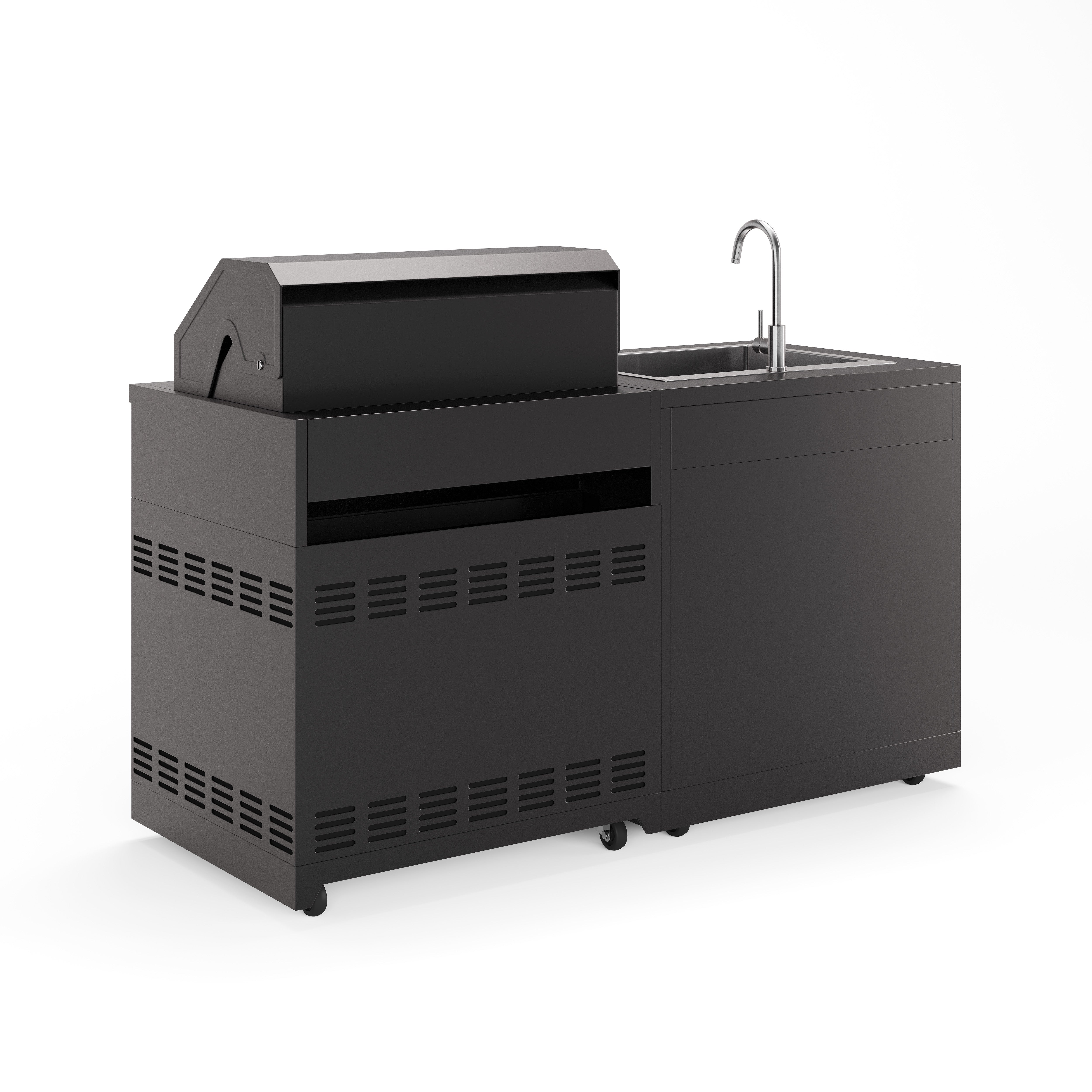 JUNGLE S2 Outdoorküche | 5-Brenner Gasgrill | Clean