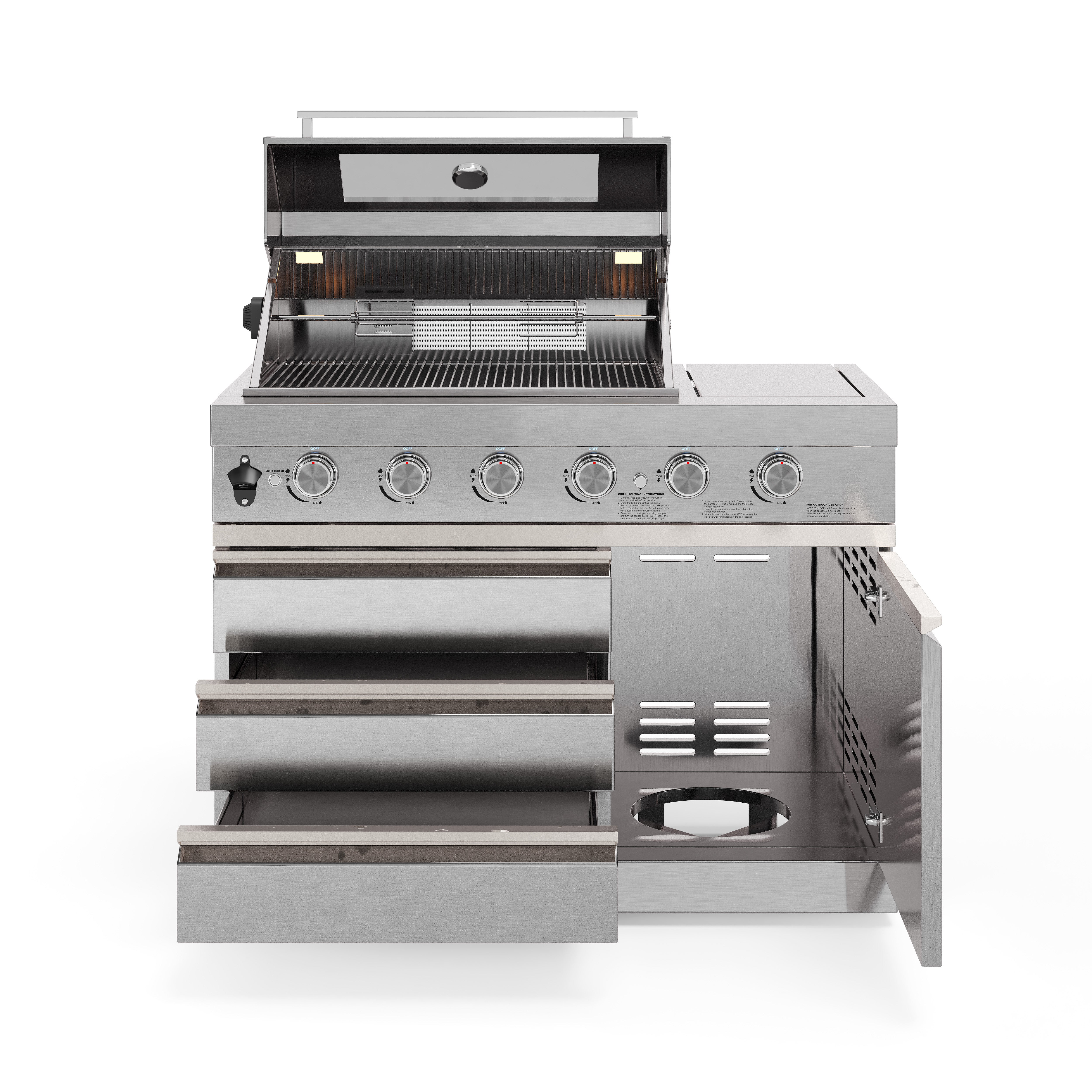 <tc>SILVERBACK</tc> Parrilla de gas de 6 quemadores