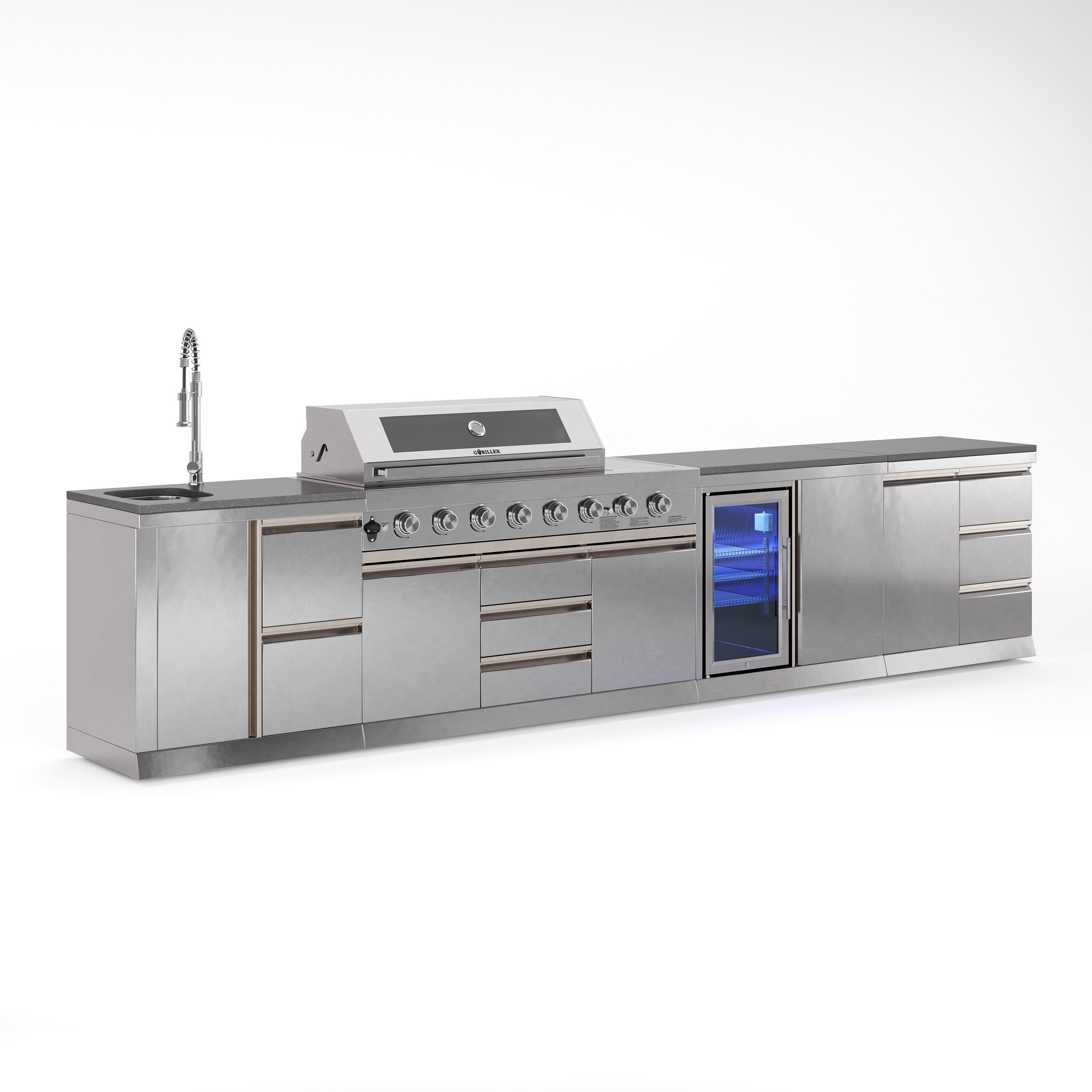 Cucina da esterno SB-L2 | Griglia a gas | Pulito | Bello | Preparazione