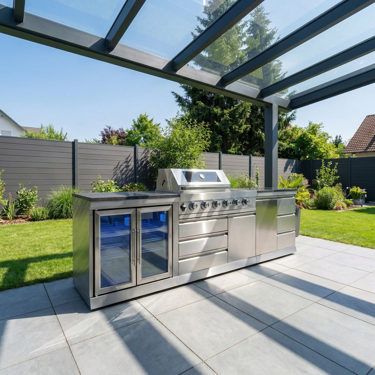 SB-M2 Outdoorküche | Gasgrill | Cool-Duo | Prep