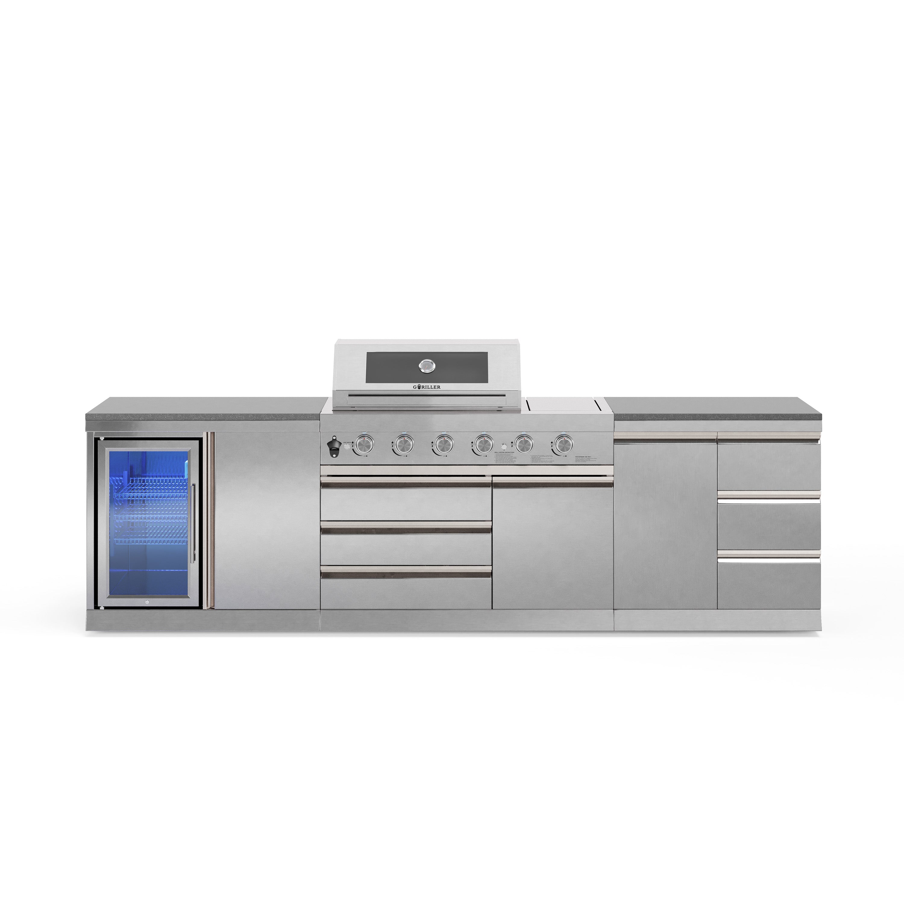Cucina da esterno SB-M6 | Griglia a gas | Bello | Preparazione