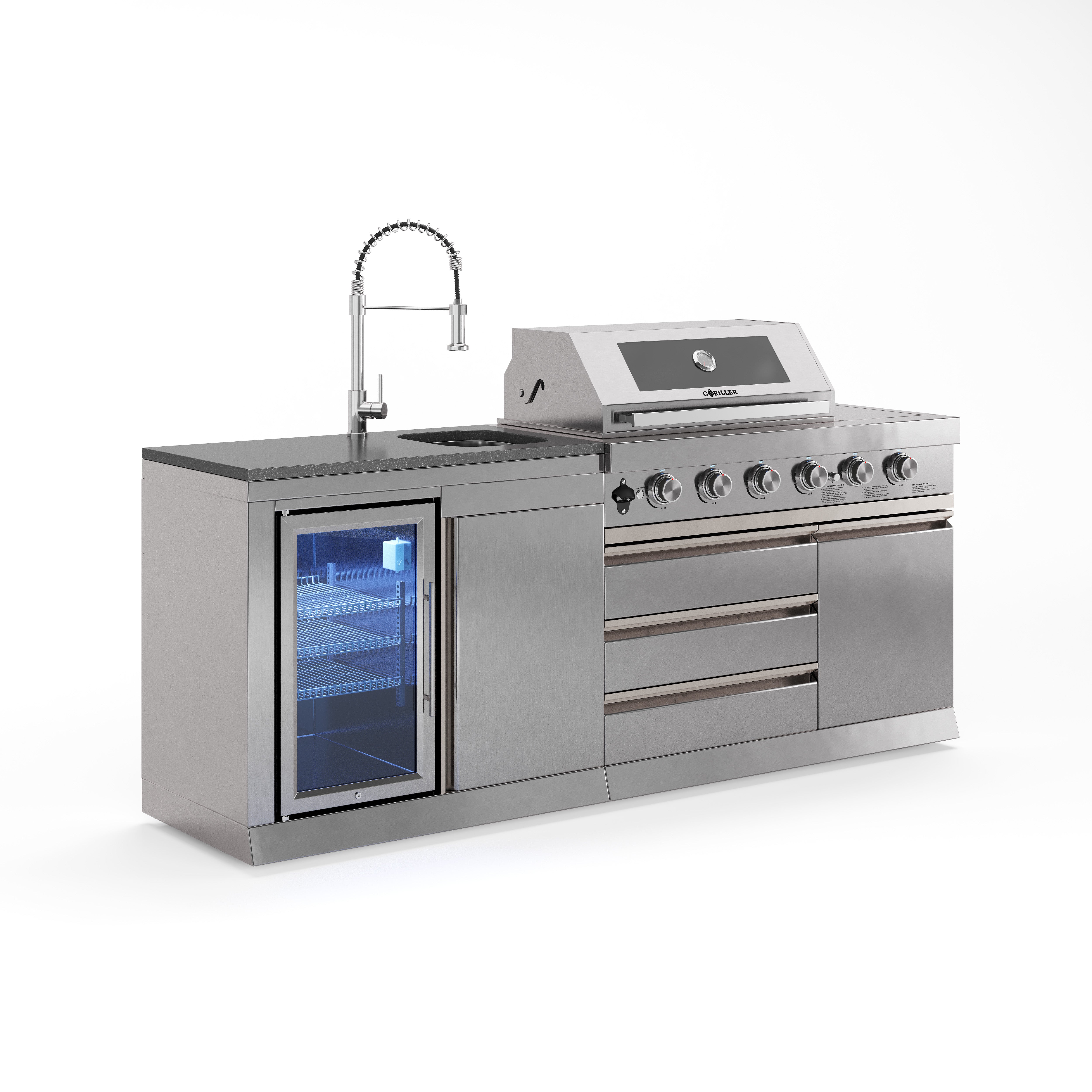 SB-S1 Outdoorküche | Gasgrill | Cool-Clean