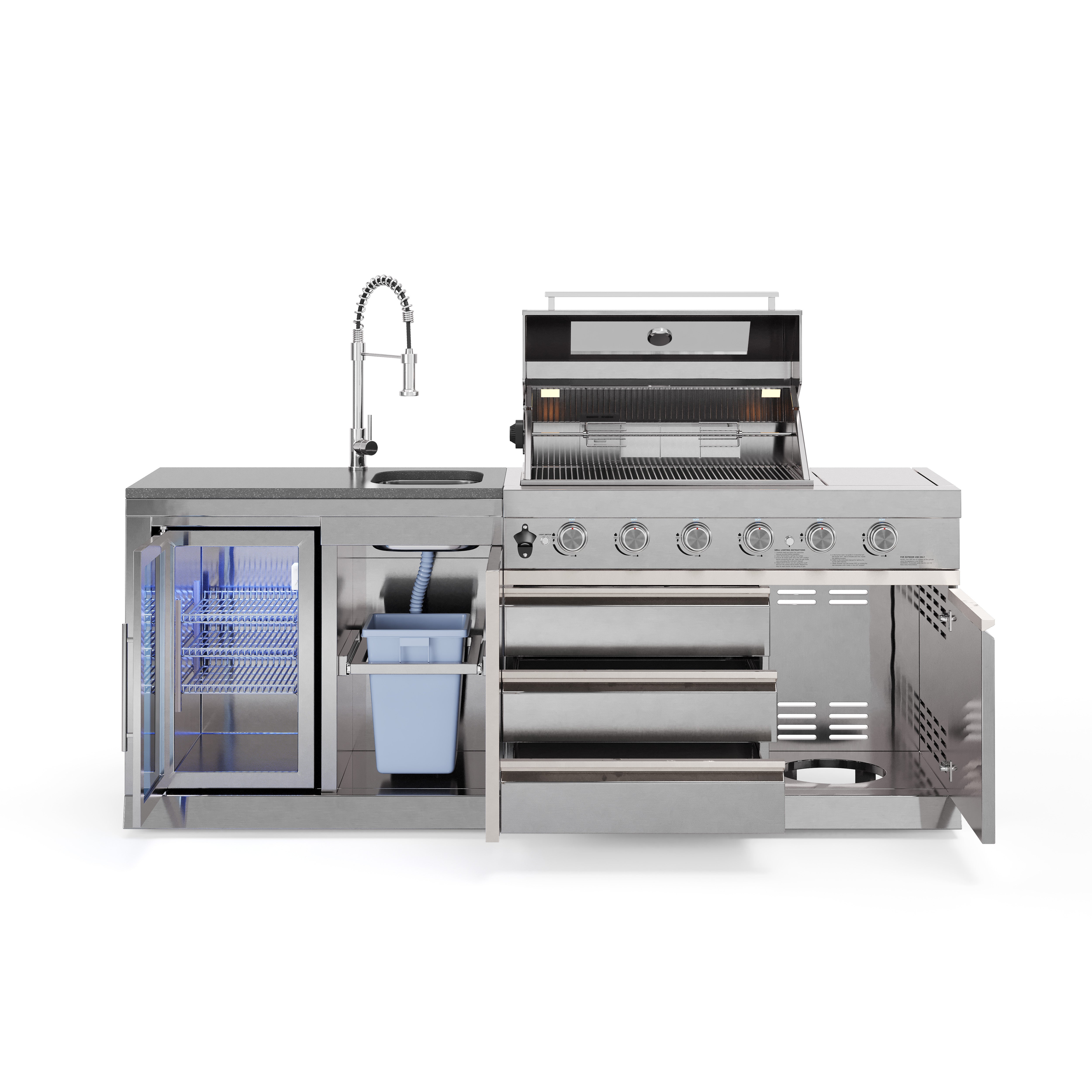 SB-S1 Outdoorküche | Gasgrill | Cool-Clean