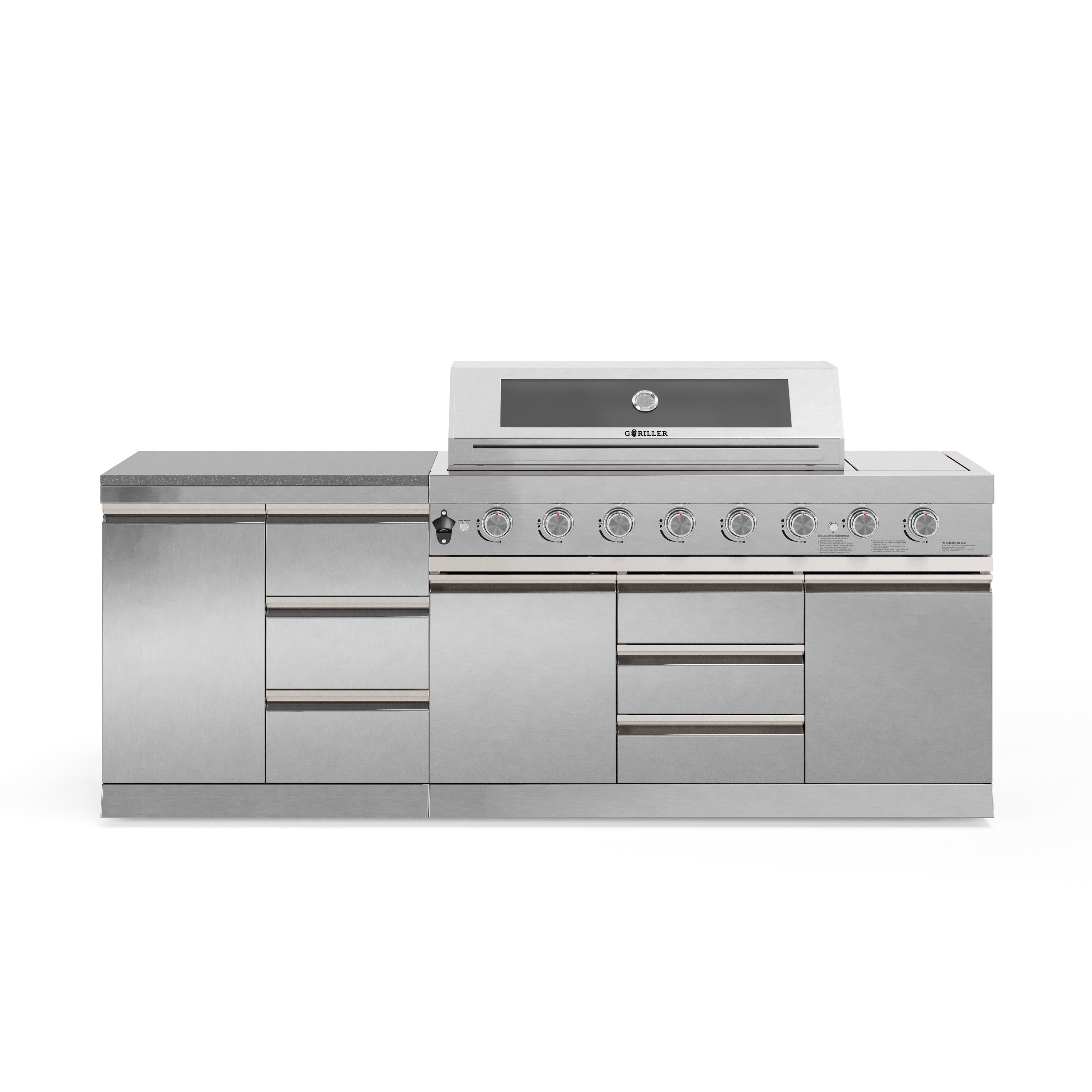 Cucina da esterno SB-S5 | Griglia a gas | Preparazione