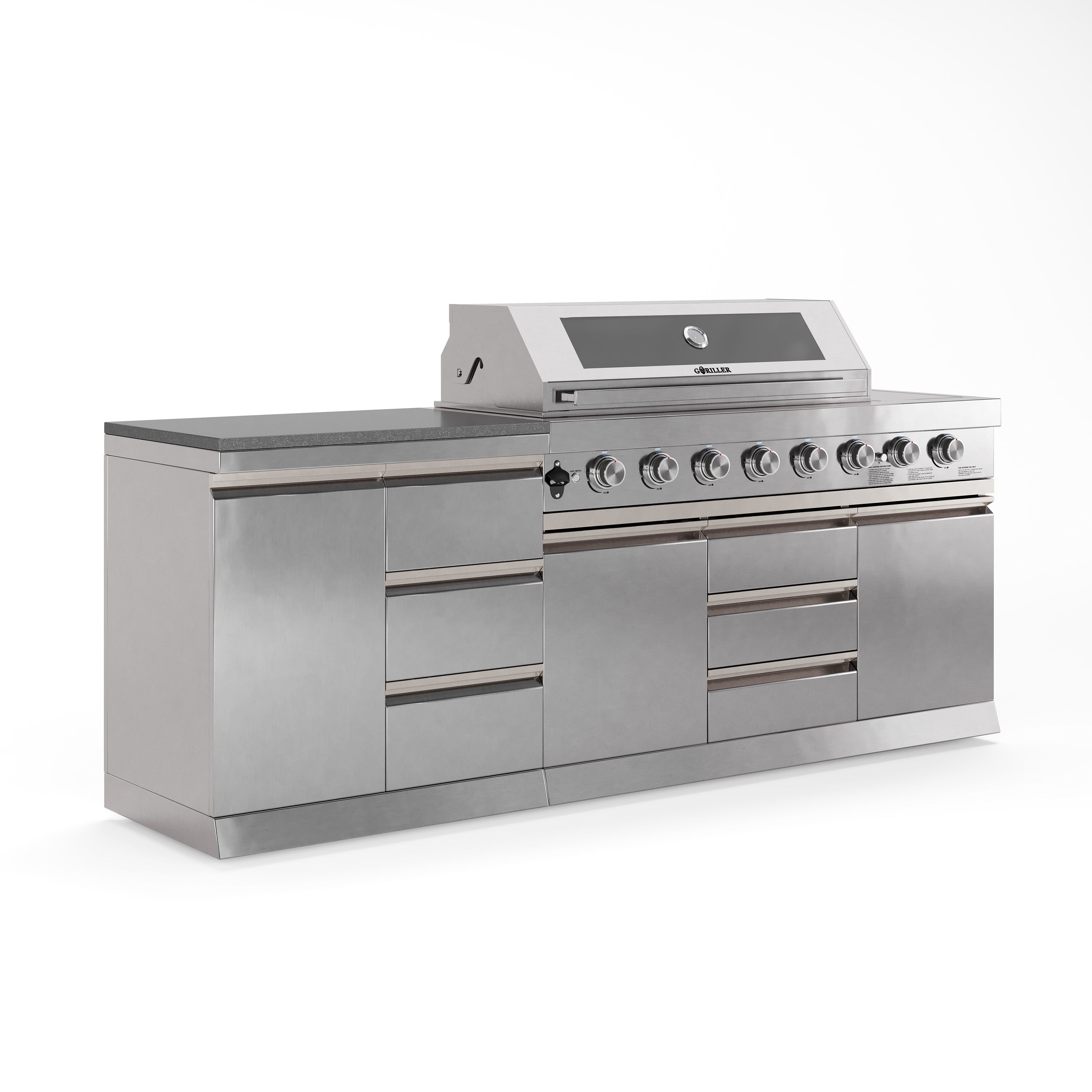 Cucina da esterno SB-S5 | Griglia a gas | Preparazione