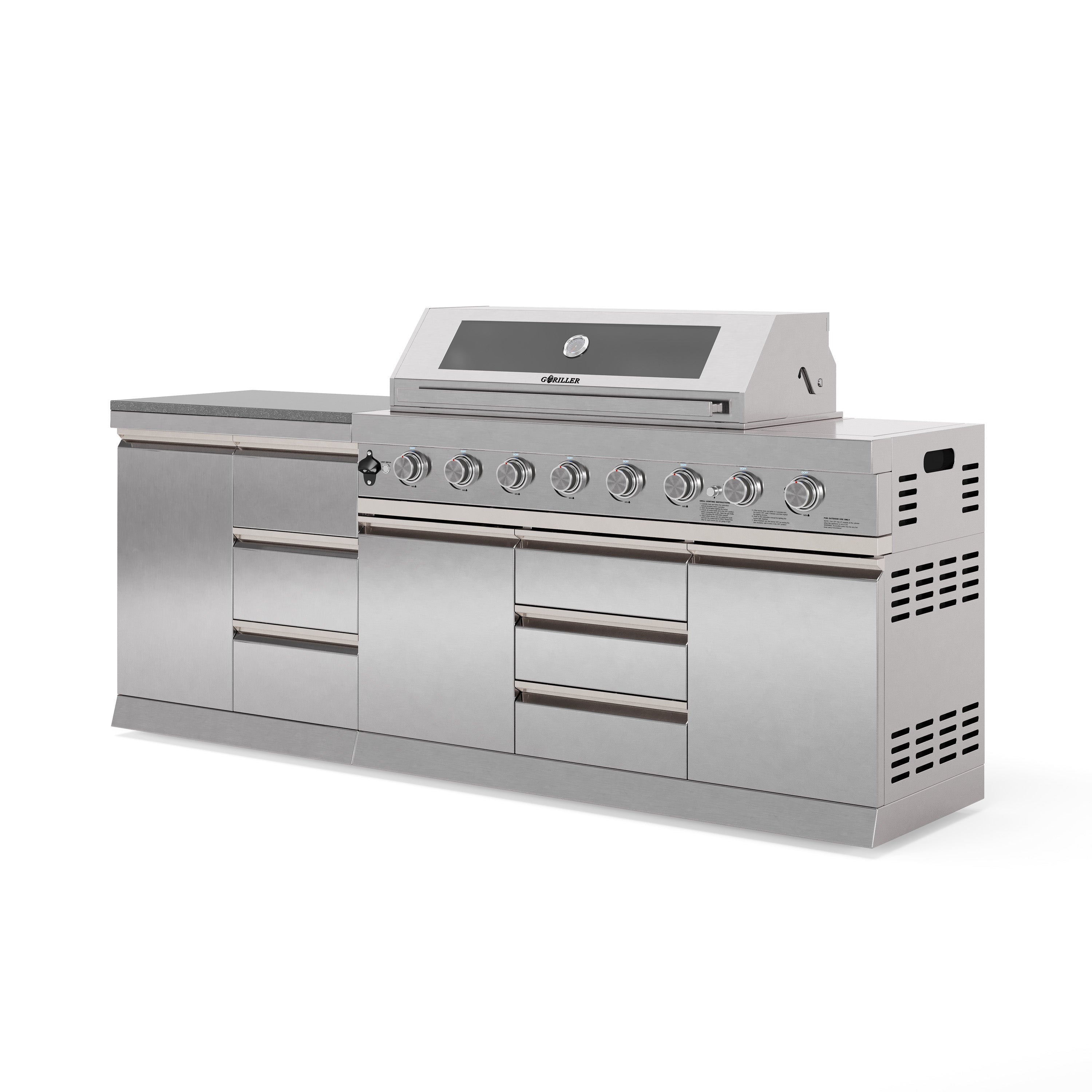 Cucina da esterno SB-S5 | Griglia a gas | Preparazione