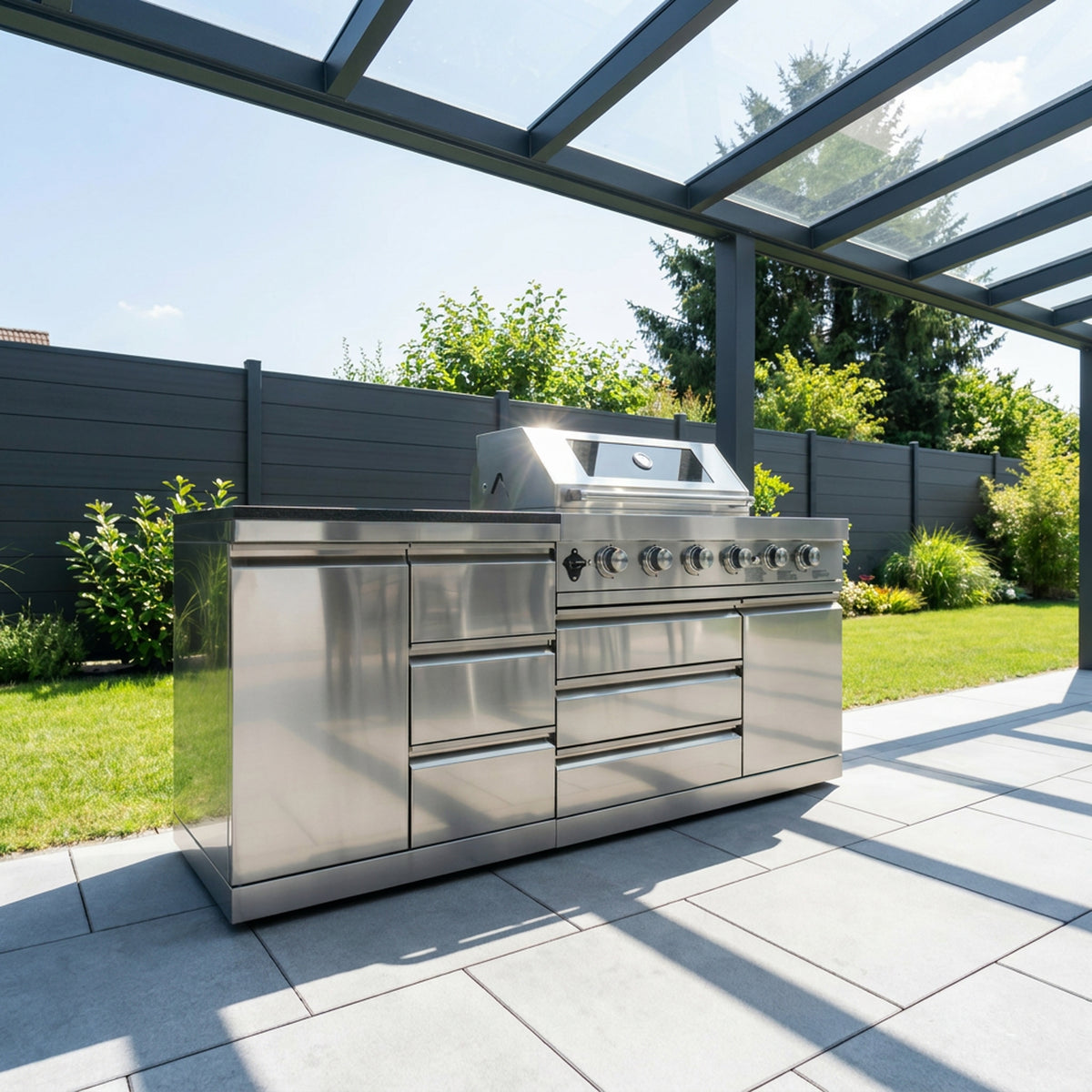 SB-S5 Outdoorküche | Gasgrill | Prep