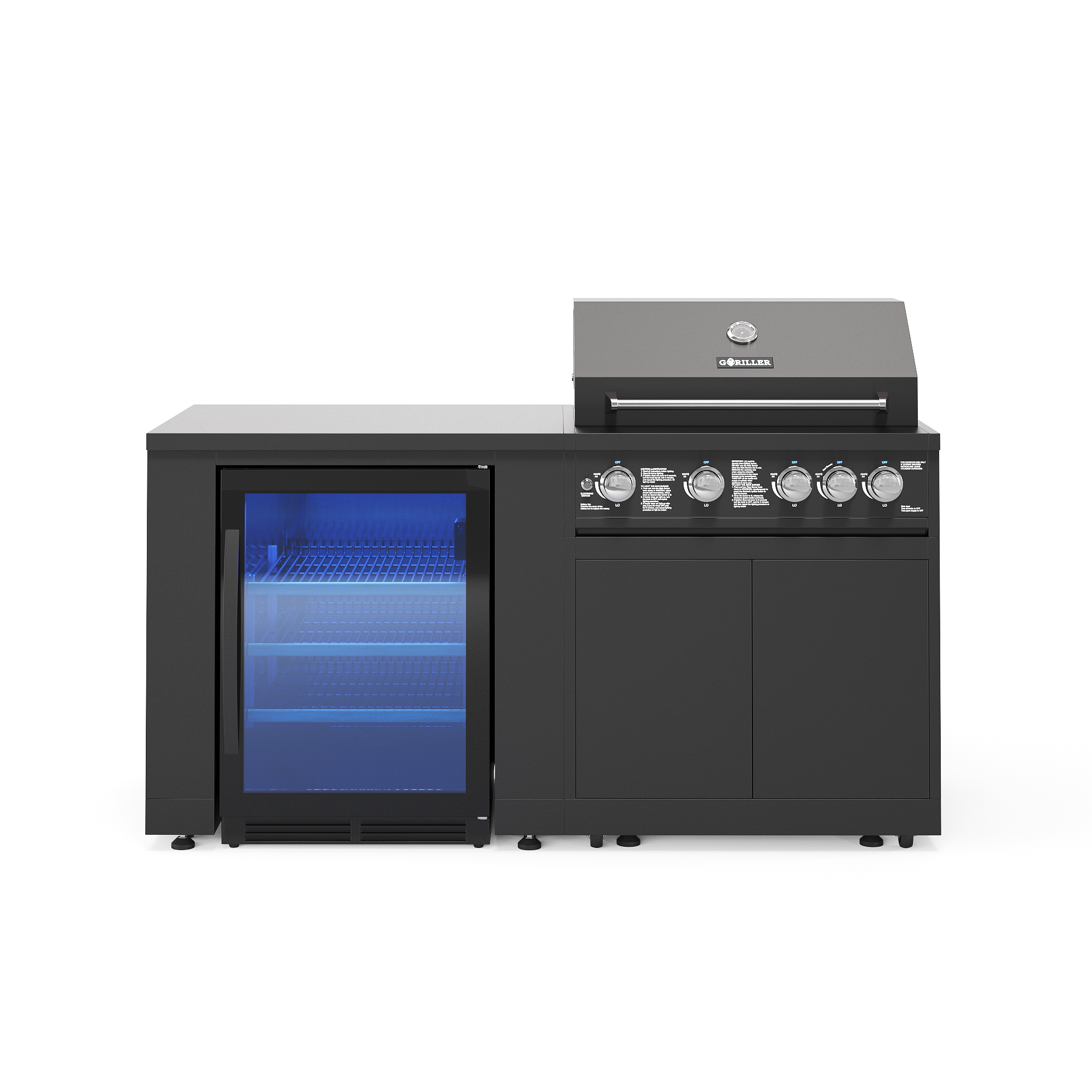 Jungle S1 Outdoorküche | 5-burner gas grill | Cool