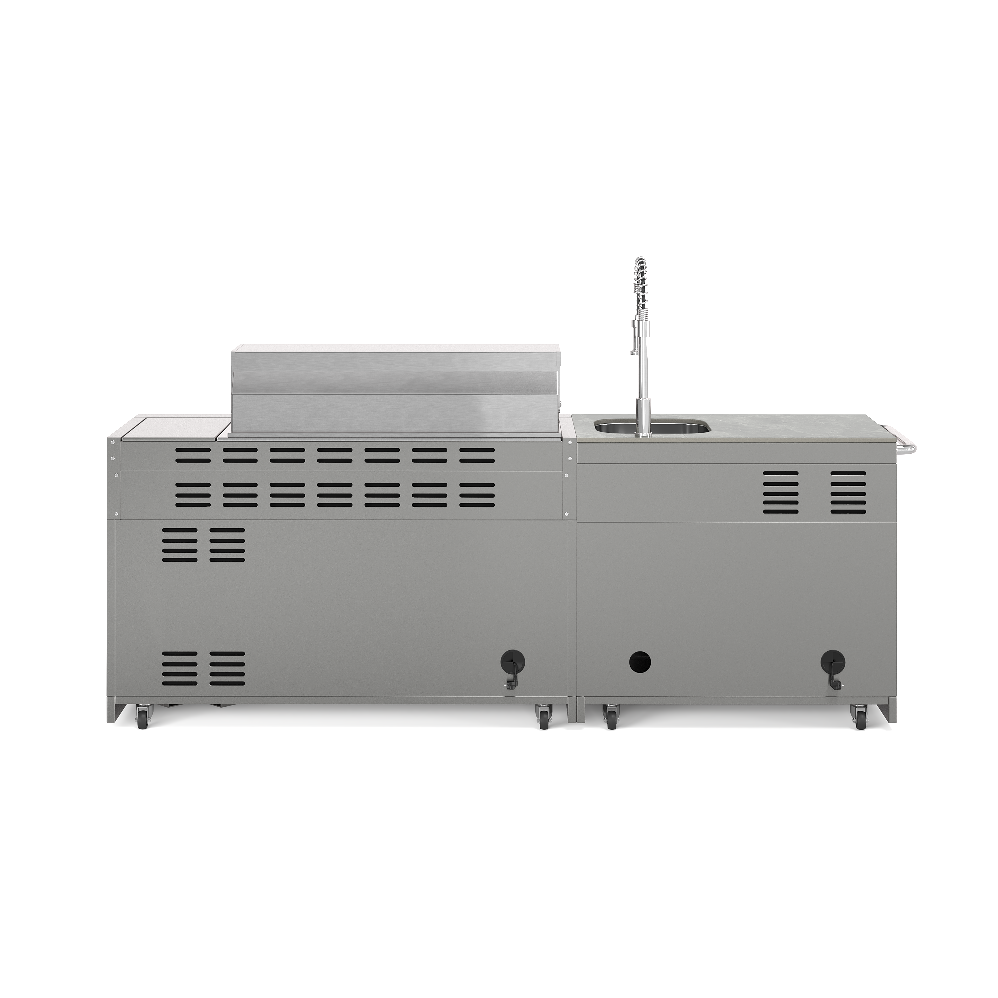 EMPIRE S1 Outdoorküche | 8-Brenner Gasgrill | Cool-Clean